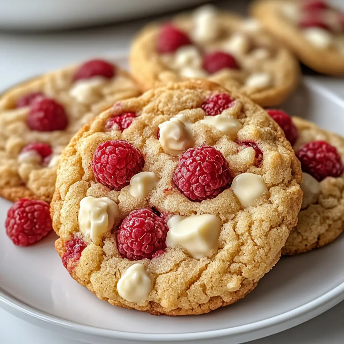 WeiAschokoladen Himbeer Kekse a0hq39